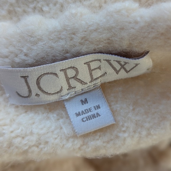 J.Crew Odette Alpaca Blend Jewel Button Lady Jacket Sz M - Picture 5 of 12